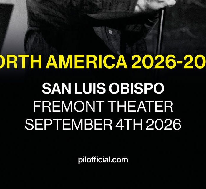 Just announced – San Luis Obispo September 4th 2026
