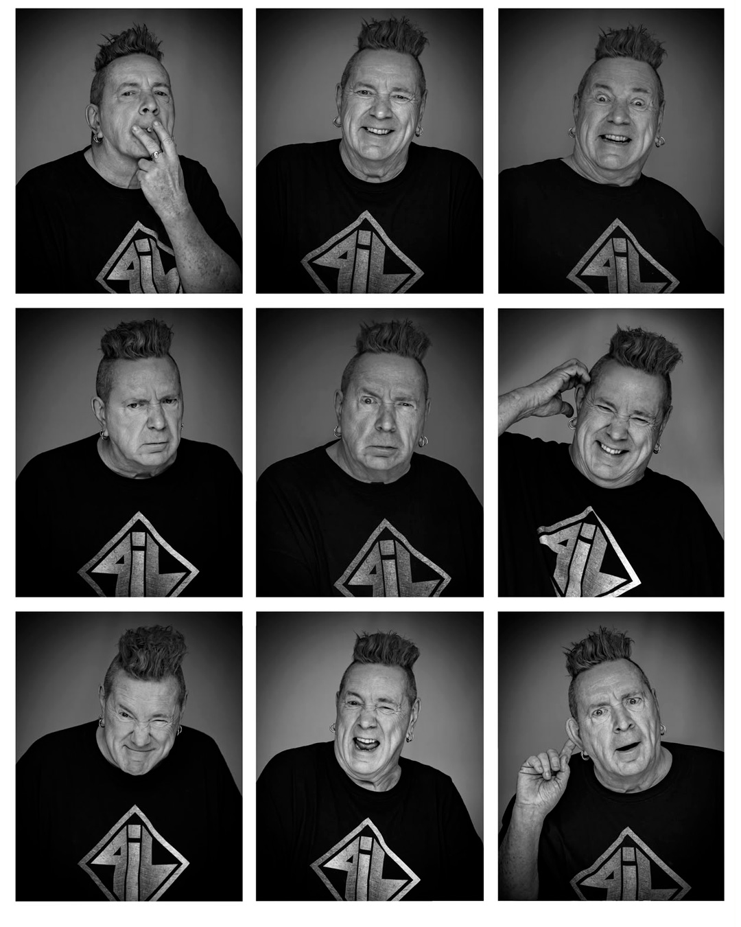 Lou Boileau - John Lydon Print - Portrait Collage