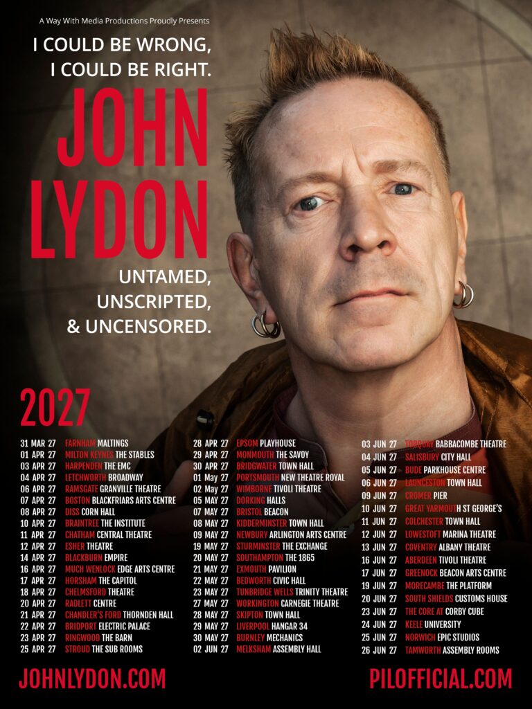 New 2027 Talk Tour Dates Added