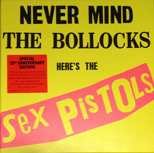 Sex Pistols: Never Mind The Bollocks, Here’s The Sex Pistols (super-deluxe box set, 2012 & 2017)